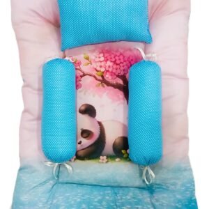 Premium Cotton Baby Bedding Set with Bolsters & Pillow