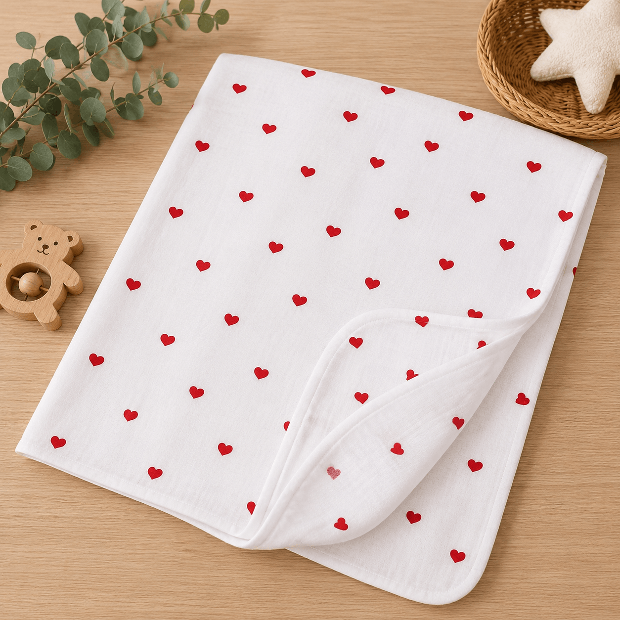 Kidzyarn Ball Print Muslin Swaddle Blanket for Newborn Baby | Premium Soft Cotton Muslin | Lightweight & Breathable - Image 13