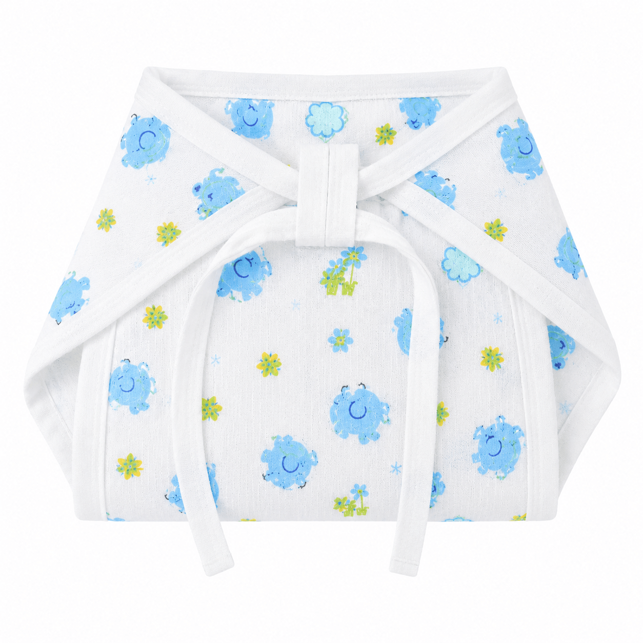 Kidzyarn Newborn Baby Muslin Nappy | Ultra Soft Reusable Cotton Cloth Diaper | Gentle on Baby Skin - Image 3