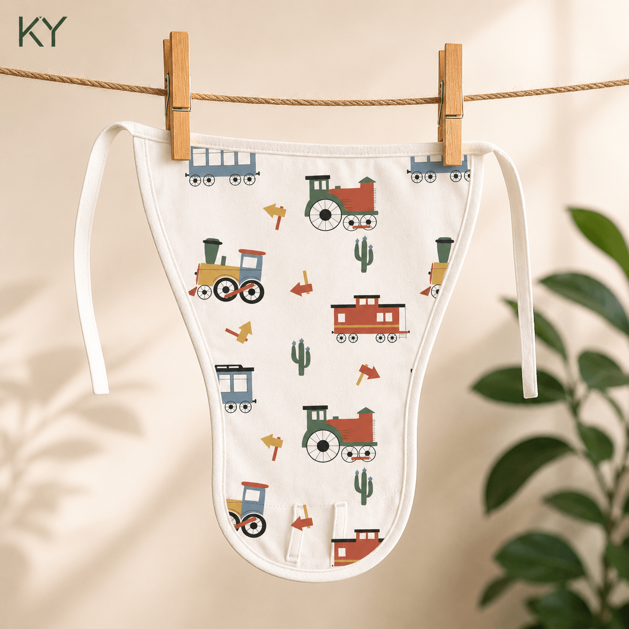 Kidzyarn Newborn Baby Muslin Nappy | Ultra Soft Reusable Cotton Cloth Diaper | Gentle on Baby Skin - Image 12